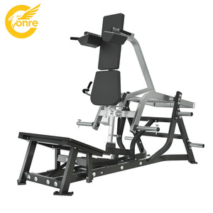 Máquina de Sentadillas con Placas de Peso Comercial para Fábricas, Tipo <span class=keywords><strong>Hammer</strong></span> Strength, Prensa de Piernas Invertida, Equipo de Gimnasio - Product Image 1