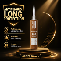 Bonne qualité 300ml 600ml Wacker même qualité GP acide silicone neutre Silicone mastic pas cher prix bâtiment adhésif