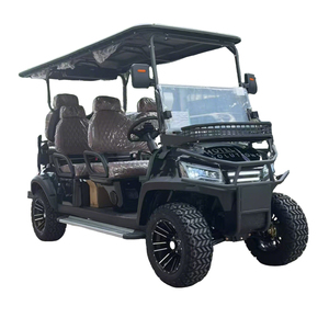 Voiturette de golf électrique 6 places 72V 60V, version tout-terrain, batterie lithium, contrôleur AC 4KW, certifiée CE, autonomie 70-90 km - Product Image 1