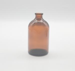 Flacons d'injection moulés de 100 ml en verre ambré transparent de haute qualité pour antibiotiques - Product Image 2