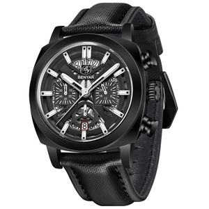 Reloj de Hombre de Cuarzo Luminoso a Prueba de Agua con Correa de Cuero y Esfera de Cristal con Caja de Aleación de Negocios de Lujo Benyar con Logotipo Personalizado OEM ODM en Oferta - Product Image 5