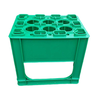 Boîtes de bière en plastique, 10 pièces, haute qualité, 12, 20, 24, 40 bouteilles, rangement à tour-tonneau, vert, noir, bleu, rouge, vente en gros