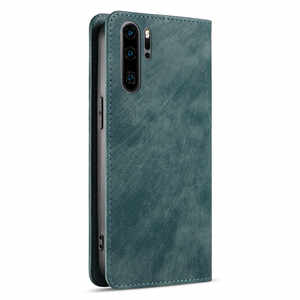 Étui en cuir rétro pour hommes femmes étui portefeuille à rabat avec forte fermeture magnétique couverture mobile pour Huawei <span class=keywords><strong>P30</strong></span> <span class=keywords><strong>Pro</strong></span> - Product Image 5