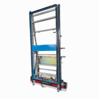 Plateforme élévatrice hydraulique mobile à commande électrique pour panneaux solaires 3m, parquet et verre, avec fonction de retournement