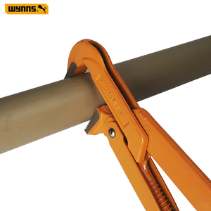 1 "đến 4" 90 độ cong mũi Ống Cờ Lê Cao carton thép thả giả mạo cảm ứng dập tắt hàm công cụ tay cong mũi Ống cờ lê - Product Image 3