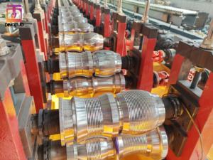 Machine <span class=keywords><strong>de</strong></span> formage à rouleaux pour lames <span class=keywords><strong>de</strong></span> <span class=keywords><strong>porte</strong></span> à enroulement <span class=keywords><strong>en</strong></span> métal perforé et mousse PU 55 77 100, haute vitesse, haute productivité - Product Image 5