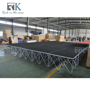 Plataforma de Escenario Rectangular de 1.22m x 1.22m para Eventos con Estuches - Product Image 3