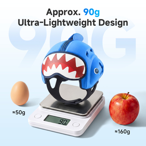 <span class=keywords><strong>Casque</strong></span> de sécurité pour bébé Mambobaby Shark, protège-tête réglable pour tout-petits pour ramper et marcher - Product Image 4