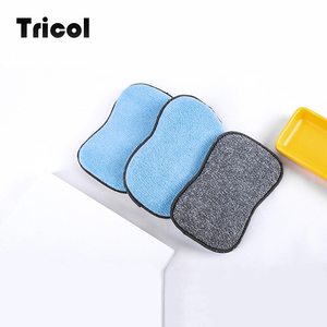 Éponges à récurer multi-usages pour la cuisine, éponges en microfibre anti-rayures, éponge à <span class=keywords><strong>vaisselle</strong></span> pour un nettoyage efficace de la <span class=keywords><strong>vaisselle</strong></span> - Product Image 4