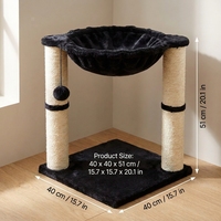 L'usine peut personnaliser de grands arbres à chat modernes et luxueux en bois, des griffoirs pour chats, des hamacs surélevés et des arbre-griffoirs pour chats