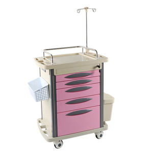 Ziekenhuis Kliniek Hoge Kwaliteit Emergency Medische Geneeskunde Winkelwagen Met Iv Pole Verpleging <span class=keywords><strong>Trolley</strong></span> - Product Image 3