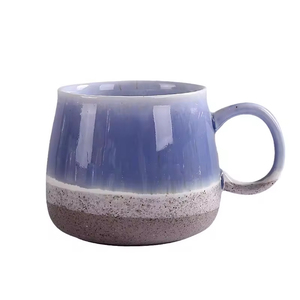 Nordic Kiln Glazed Ceramic Mug High Aesthetic Value 500ml Customized Color Logo Modern Design Dishwasher Microwave Safe - Product Image 6