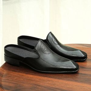 Chaussures en cuir véritable pour hommes, tendance et personnalisées, taille plus, idéales pour le bureau, les occasions formelles - Product Image 4
