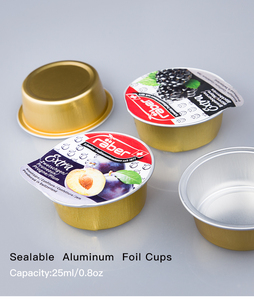 Tasse en papier d'aluminium jetable d'usine 25ml tasse à gâteau antiadhésive porte-gâteau bol à Cupcake en aluminium - Product Image 2