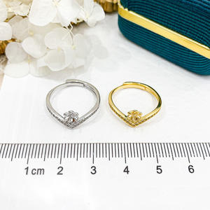 10208 Accesorios de Perlas DIY, Soporte de Anillo de Plata S925 con Cuentas Redondas de 7-8mm, Hermosas Joyas de Plata, Anillos de Diamantes - Product Image 3