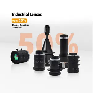 Lensa mata ikan untuk navigasi Robot, sudut Ultra lebar 12.3MP 1.41mm F2.0 F Mount Industrial