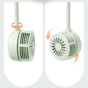Ventilateur de cou suspendu pliable, silencieux, portable, mini, monobloc, livraison directe, rechargeable, rotation à 360 degrés - Product Image 4