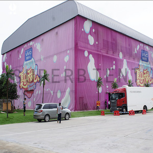 Carpa de Exhibición Personalizada, Rectangular, de Aleación de Aluminio, Tela Oxford Impermeable, Gran Espacio, para Ferias Comerciales - Product Image 3