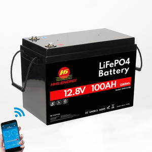 12V 100ah 200ah 300ah 400ah Lifepo4 Lithium Ion Semi-Solid State Zonnebatterij Met Bluetooth - Product Image 1