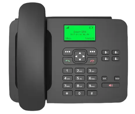 OEM ODM 2G 3G 4G GSM LTE VoLTECAT1通話固定無線電話2.2インチSIMカードSMSコードレス電話