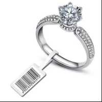 Étiquette RFID UHF H9 en gros 860-960 MHz longue portée, autocollant RFID étanche imprimable pour le suivi de bijoux et l'inventaire d'entrepôt