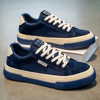 Chaussures en toile à lacets pour hommes, bout rond, nouvelle collection été, respirantes, polyvalentes, baskets décontractées, légères, tendance pour étudiants