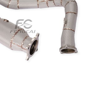Tubo de Escape Delantero Aislado de Acero Inoxidable 304 para Audi <span class=keywords><strong>A4</strong></span> A6 A7 Q5 2.0T B9.5 <span class=keywords><strong>2022</strong></span>+, con Pernos de Precisión al 100% para una Instalación Fácil - Product Image 3