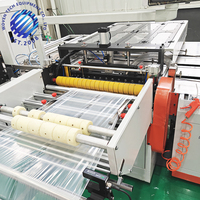 Máquina de corte y costura de alta eficiencia para forros interiores de bolsas tejidas para harina, azúcar y bolsas de grado alimenticio