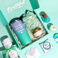 Nouveau design moderne et minimaliste, coffret cadeau pour le bain, bougie aromathérapeutique à la cire de soja, cadeau pour la fête des mères, cadeau d'anniversaire, premium et abordable