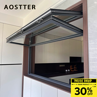 Ventanas Plegables de Aleación de Aluminio Insonorizadas con Apertura Horizontal y Rotura Térmica Anodizadas
