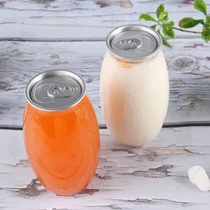शीतल पेय पीईटी प्लास्टिक पॉप शीर्ष दूध चाय पेय नींबू पानी कर सकते हैं कर सकते हैं