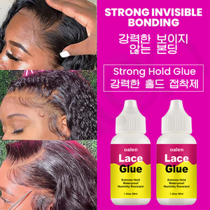 Colle à dentelle transparente à séchage rapide, résistante à la transpiration et à l'eau, adhésif pour perruque pour les outils d'extension de cheveux 1,3 oz - Product Image 3