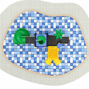 Attrezzature da parco giochi all'aperto per scivoli d'acqua durevoli e sicuri per <span class=keywords><strong>avventure</strong></span> <span class=keywords><strong>acquatiche</strong></span> - Product Image 3