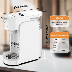 2-Mode K-CUP <b>Coffee</b> <b>Maker</b> 1450W Precise Temp Control Plastic Construction Fully Automatic for Americano Strong Brew 2-Mode Elect - Product Image 1