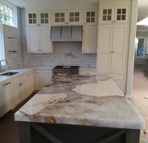 Losa de granito natural de la Patagonia, losa de granito de cuarcita personalizada de la Patagonia, Isla de cocina, losas pulidas para tocador de Villa - Product Image 4