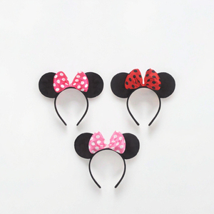 Diadema con Orejas de Ratón de Tela de la Marca JY-DL, con Lazo, Accesorios para el Cabello para Fiestas, Cumpleaños y Festivales, para Niños y Adultos, Venta al Por Mayor - Product Image 3