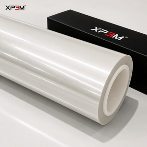 XP3M ลิควิด เมทัลลิก มูส สีขาว ลิควิด เมทัล กลอส TPU ฟิล์มเปลี่ยนสีรถยนต์ 7.5 มิล ซ่อมแซมตัวเองได้ ป้องกันรอยขีดข่วน ติดตั้งแบบเปียก - Product Image 4