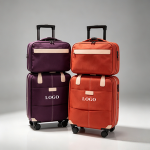 Set Valigie Morbide in Nylon Leggero Personalizzabile con Ruote - Bagaglio a Mano <span class=keywords><strong>da</strong></span> Viaggio - Product Image 1