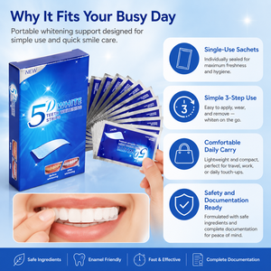 Tiras Blanqueadoras de Dientes de Marca Privada Personalizadas, Kit de Blanqueamiento Dental <span class=keywords><strong>Dr</strong></span>. <span class=keywords><strong>Dent</strong></span> - Product Image 4