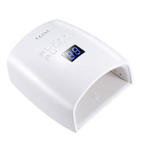 Lampe à ongles sans fil 48W rechargeable UV LED pour ongles en gel, lampe à ongles LED, sécheuse à gel pour salon