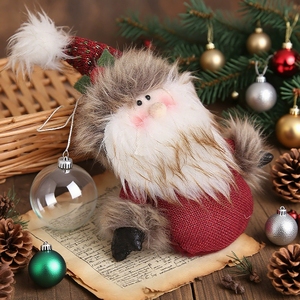Muñecos Colgantes Navideños Nórdicos, Adornos Minimalistas de Fieltro de Santa Claus y Muñeco de Nieve para Crear una Escena Decorativa de Estilo Escandinavo - Product Image 3