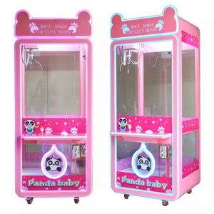 Machine d'arcade attrape-poupées à monnayeur très populaire, nouveau jeu vidéo commercial entièrement transparent, très apprécié des enfants - Product Image 2