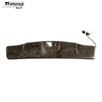 Barre d'éclairage de toit en fibre de carbone sèche avec 4 ampoules LED pour Land Rover Defender 110 90 130 L663 2020 2021 2022 2023 2024