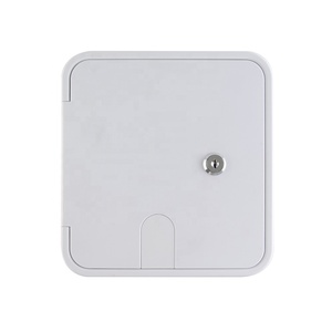 <strong>RV</strong> Trailer Electric <strong>Power</strong> <strong>Cord</strong> Cable <strong>Hatch</strong> ,White Camper Hose Storage Door Compartment Lock with 2 Keys - Product Image 3