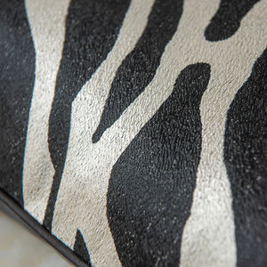 <span class=keywords><strong>Funda</strong></span> de almohada de poliéster con estampado Jacquard, cubierta de cojín de lujo con <span class=keywords><strong>textura</strong></span> cuadrada y ligera, estilo nórdico y moderno, color dorado - Product Image 2