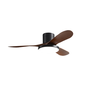 Bán buôn, quạt trần hiện đại với động cơ BLDC đảo ngược, quạt trần màu đen với đèn và điều khiển từ xa cho phòng ngủdimmable - Product Image 1