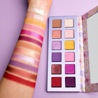 Palette de fards à paupières vertes, 10 couleurs, hautement pigmentées, mates, scintillantes, colorées, longue durée, maquillage en poudre imperméable