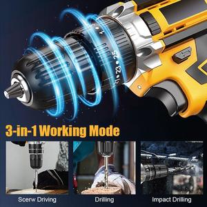 Mini perceuse sans fil NEOBRISKEN, couple de 45 Nm avec un ensemble de 29 embouts pour l'artisanat, le bricolage, la fabrication de bijoux, la réparation à domicile, perceuse électrique N718 N7 - Product Image 3