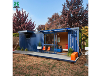 Conteneur de cuisine extérieur contemporain panneau sandwich en acier polyvalent pour villa appartement bureau atelier abri de voiture toilettes