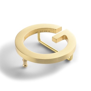 Wholesale Promotional Simple Design High Grade Fashion <b>Metal</b> Hollow <b>Letter</b> G Belt Buckle Strap - Product Image 3